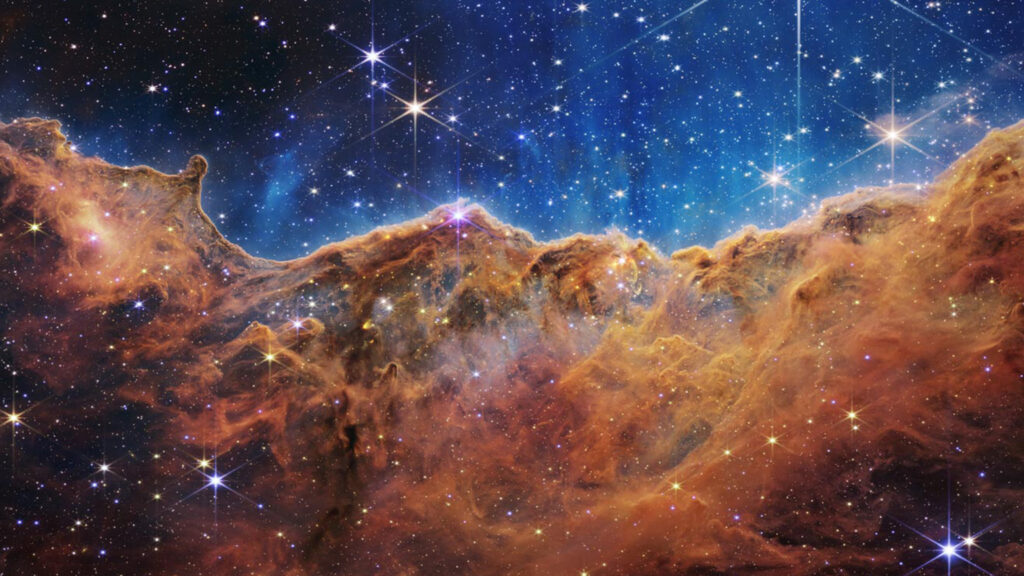 Photo of the Cosmic Cliffs by JWST