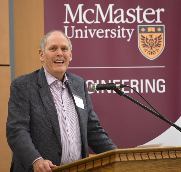 David Farrar standing at a podium