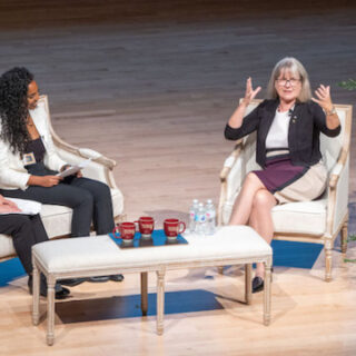 alt="Donna Strickland, Shayna Earle and Mosana Abraha"