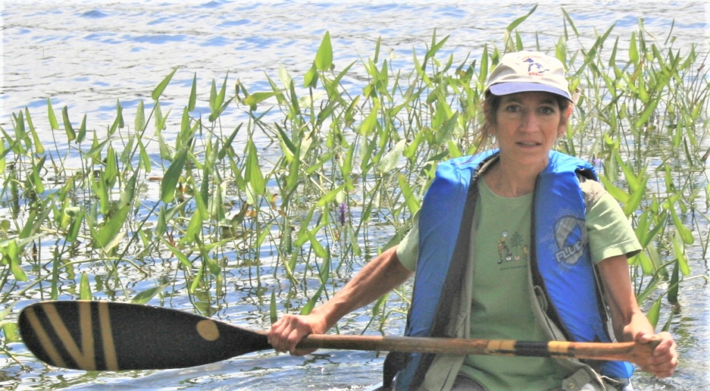 Krantzberg paddling in Lake Superior, 2019