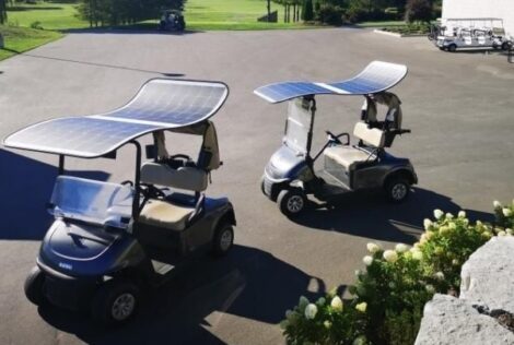 imcoe company partners with McMaster on solar-powered golf cart