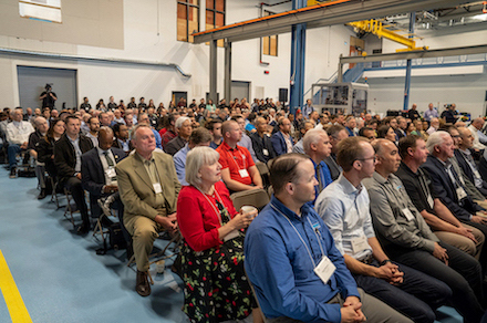 Attendees at MMRI openhouse