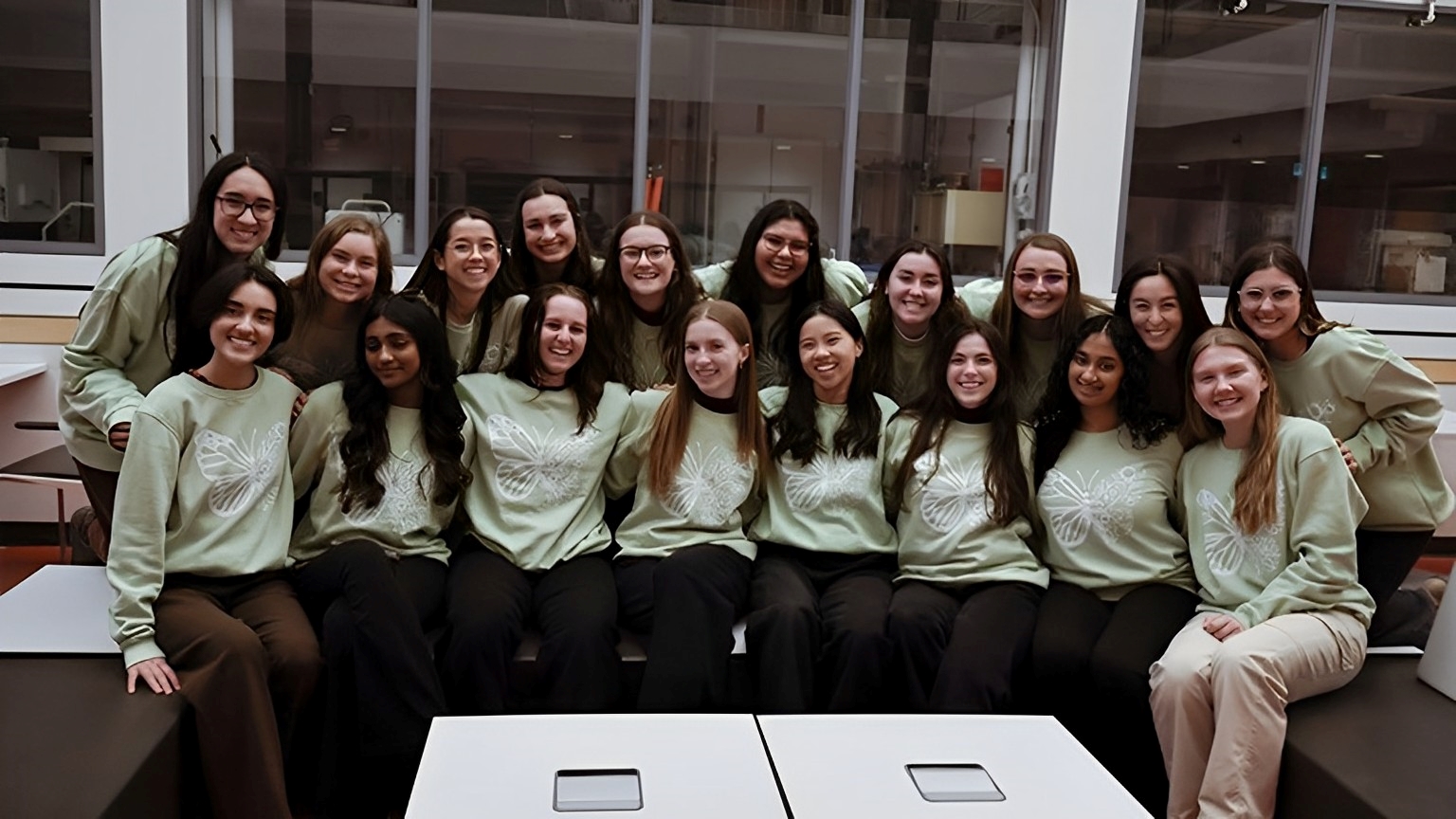 McMaster Women in Engineering Society members.