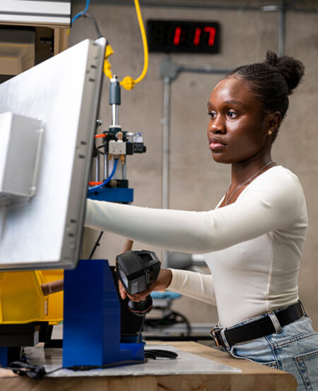 BTech Student in Learning Factory