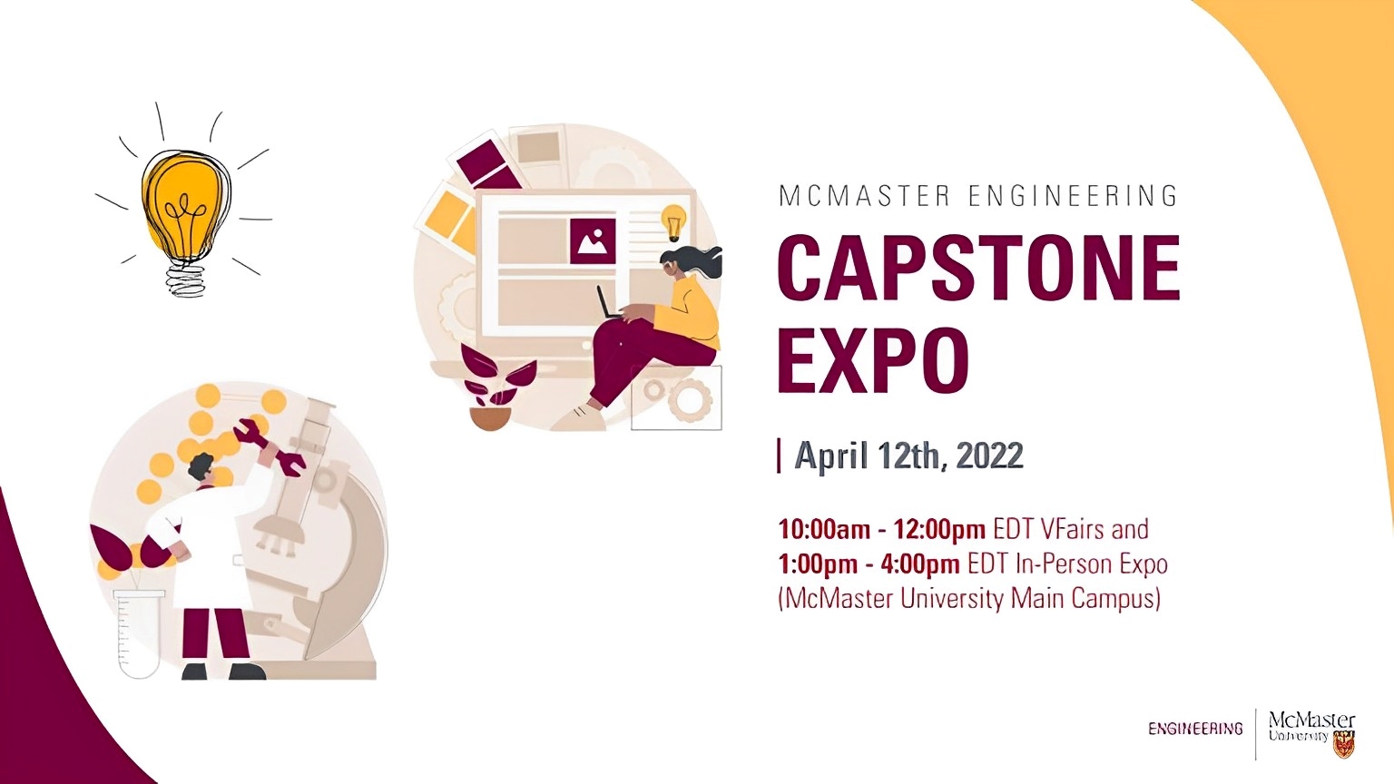 McMaster Engineering Capstone Expo event promo