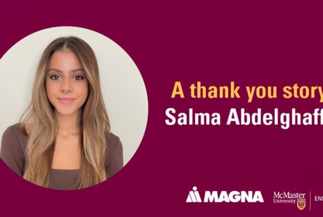 A thank you story: Salma Abdelghaffar