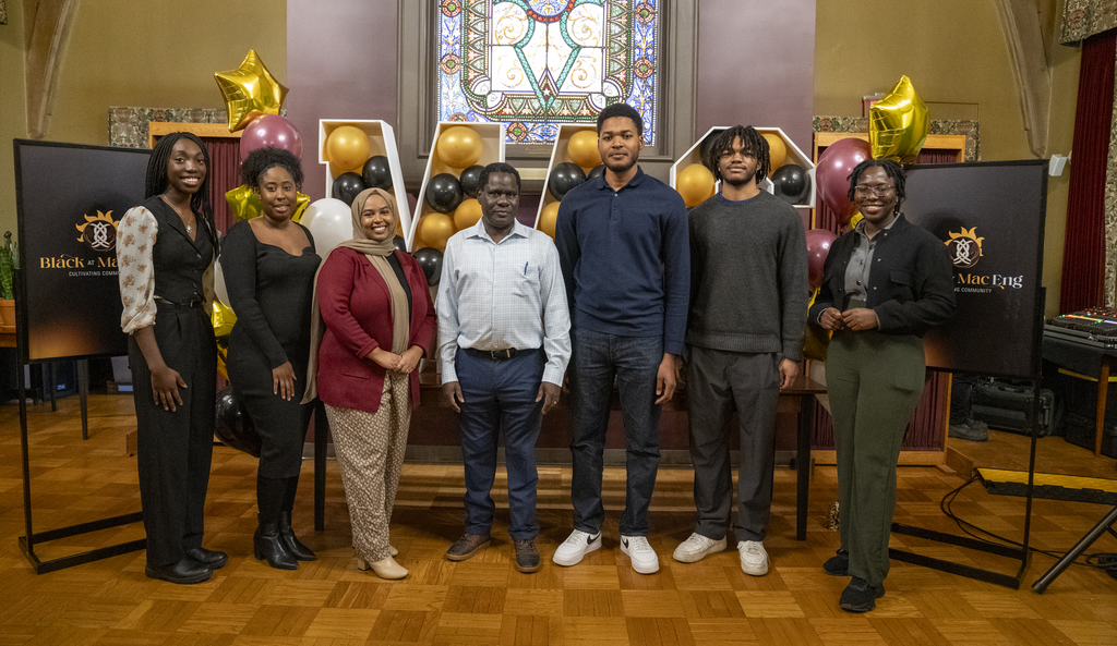 Panellists at the Black @ Mac Eng Cultivating Community event