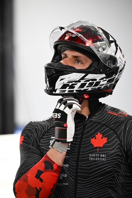 Mark Zanette in his Team Canada bobsleigh uniform