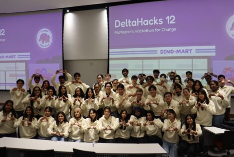 Group photo of the Deltahacks Exec Team