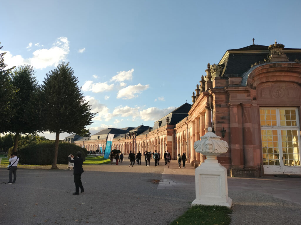 Outside the Schwetzingen Palace