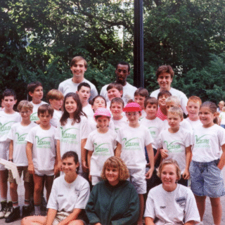 Group of children from Venture Summer Camp in 1991