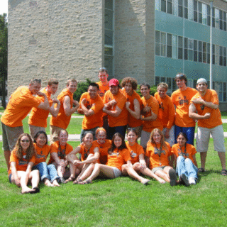 Staff group photo at Venture Summer Camp 2003