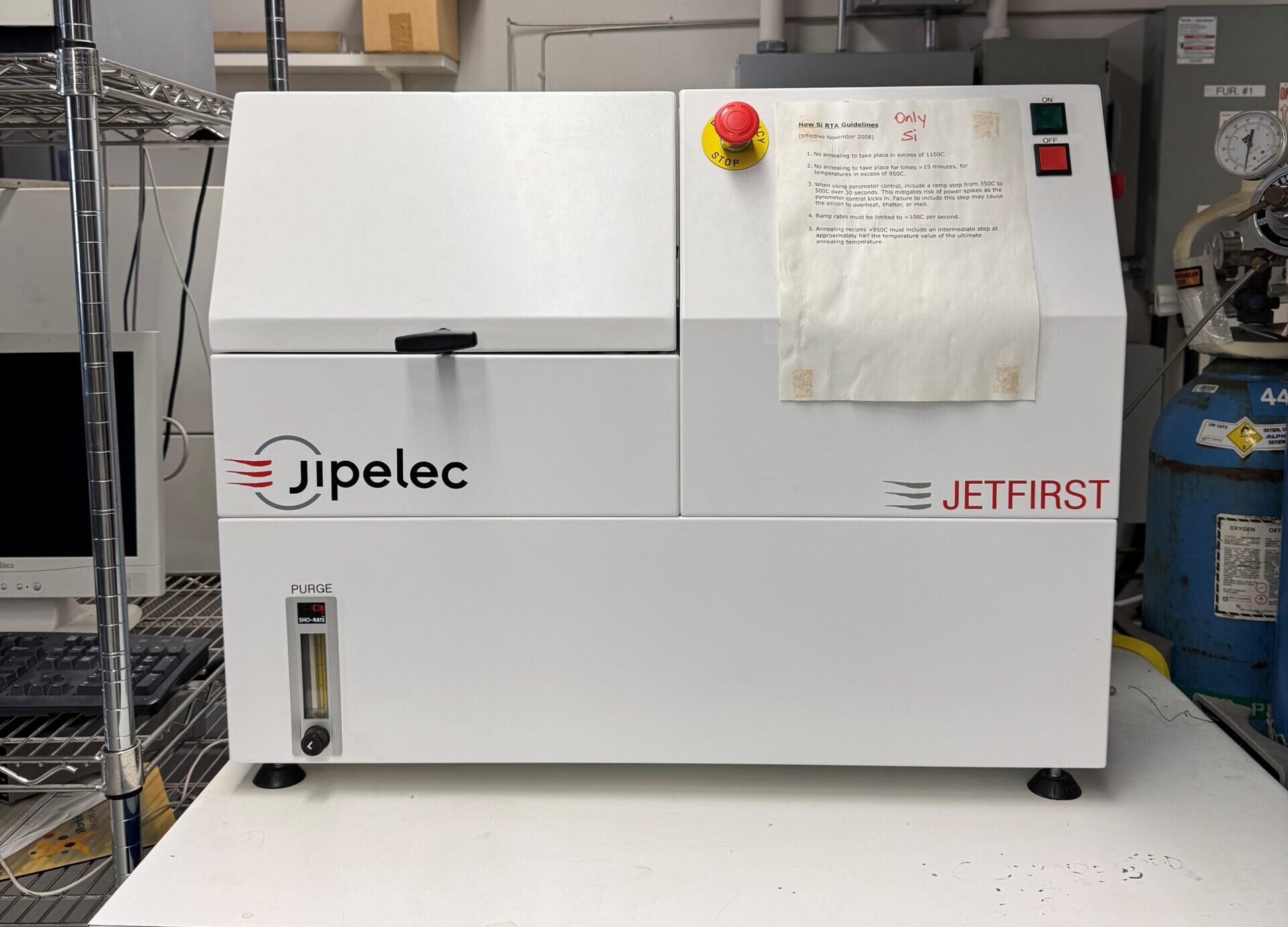 Rapid Thermal Annealing System - Silicon (JIPELEC JETFIRST 100)