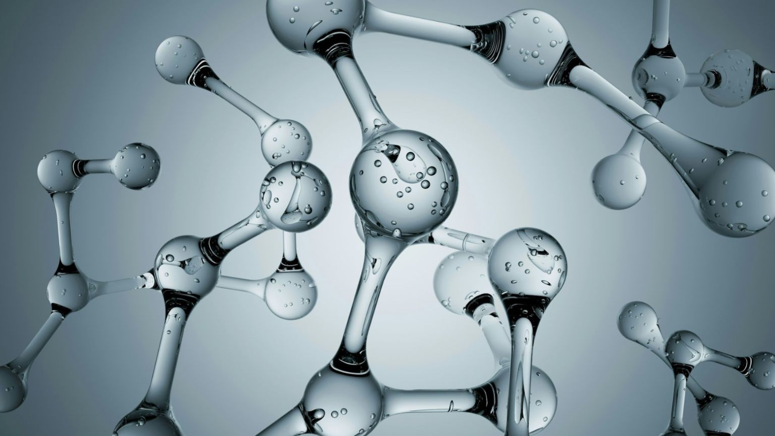 a rendering of molecules joined together.