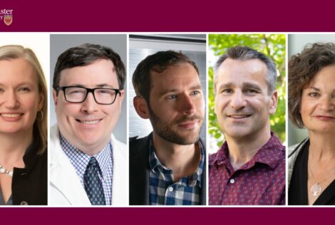 Five portraits of McMaster's Eddie Goldenberg Research Chairs
