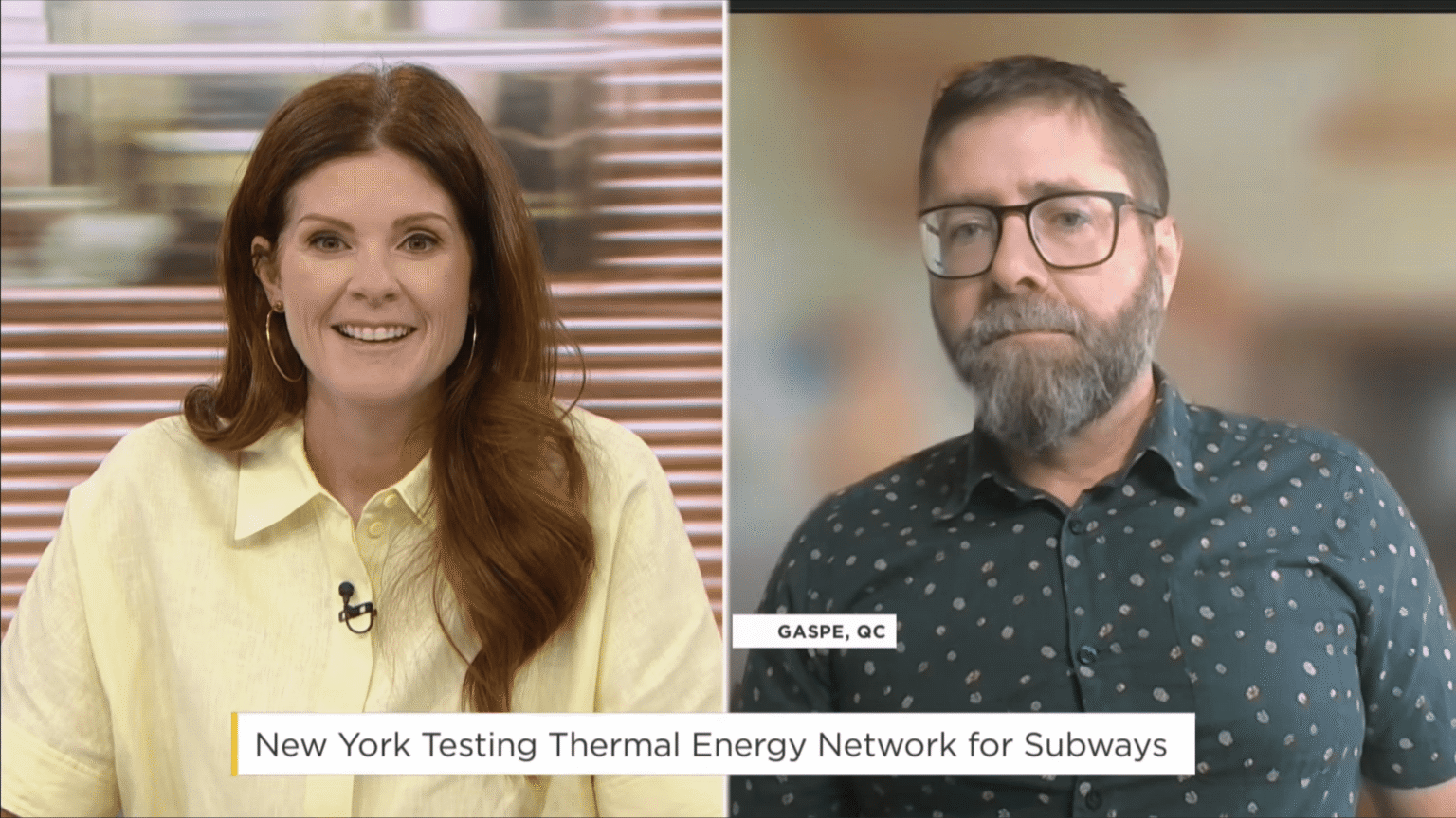 Jim Cotton in interview about New York's subway stations cooling plans