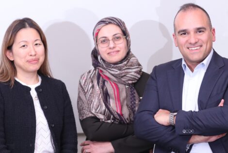 Hamidreza Mahyar and senior leaders from BASF