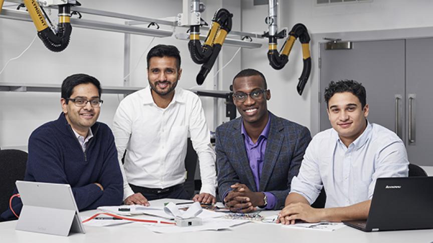Searching for a silent threat: McMaster Engineering grads receive James Dyson Award for cancer detection device 