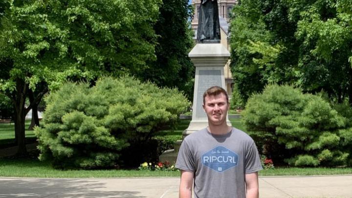 Dr. Latulippe's student, Graham Van Every, spent his summer at Notre Dame.