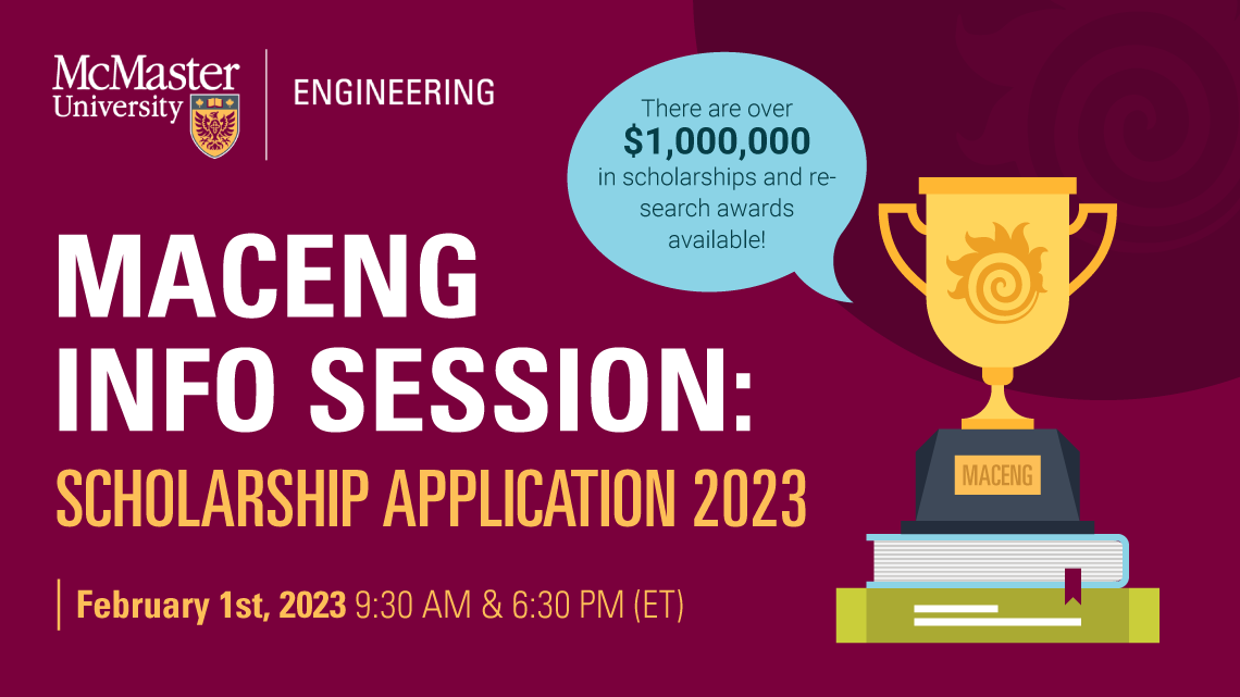 MacEng Information Session: Scholarship Application 2023