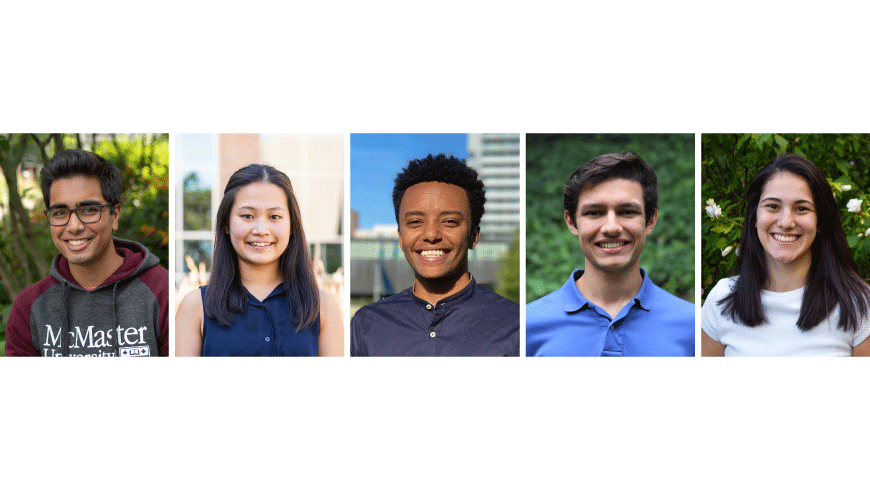 Five Mac Eng students share their summer research experiences  