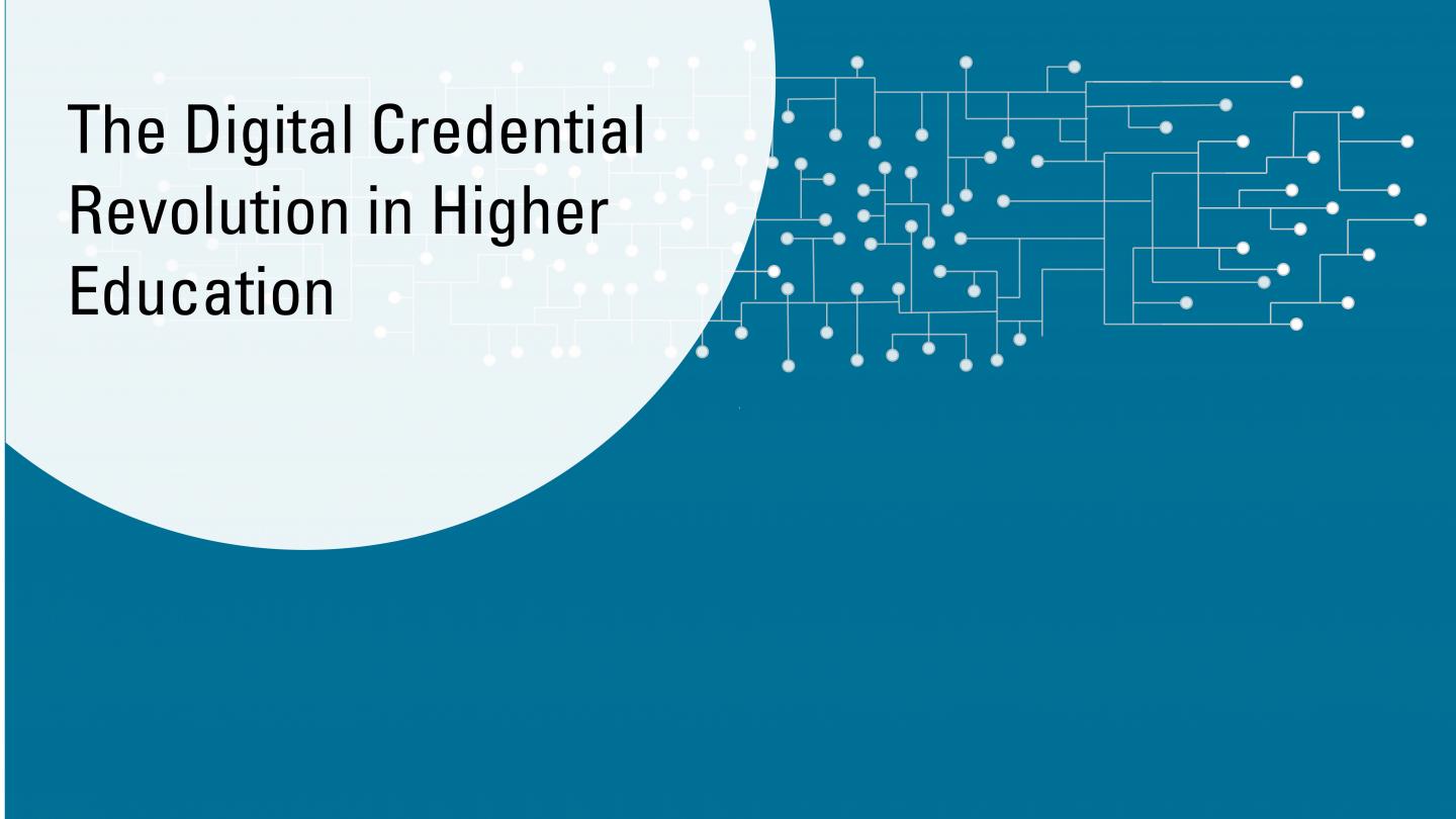 Special Edition Cafe X: The Digital Credential Revolution in Higher Education