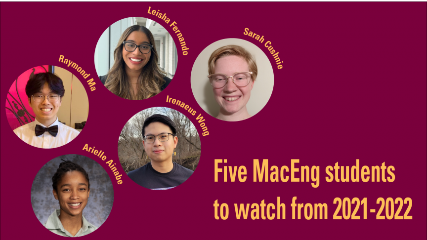 That's a wrap: Five engineering students to watch from the 2021-2022 school year