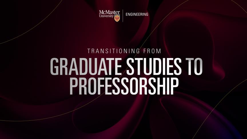 Transitioning from Graduate Studies to Professorship