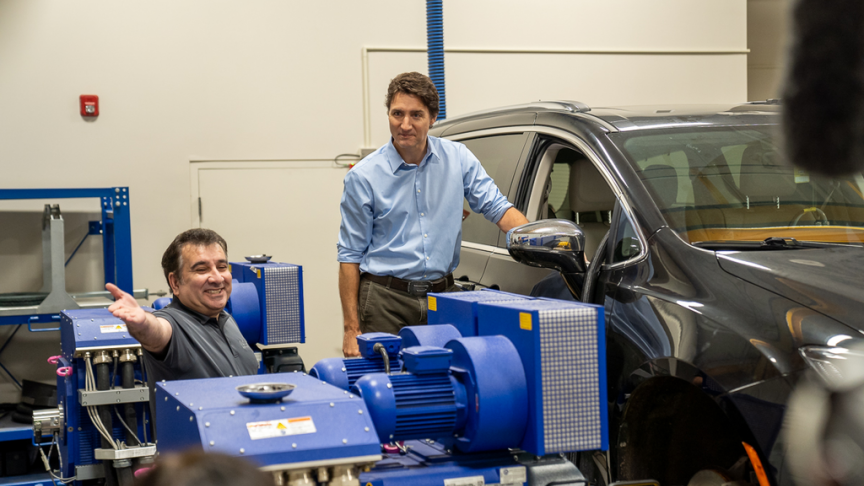 Justin Trudeau and cabinet visit McMaster research and innovation hub