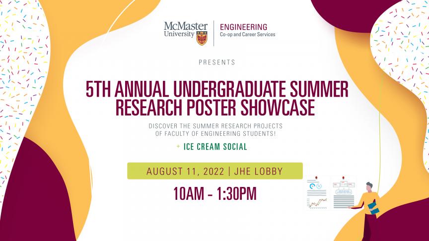 Ice Cream Social & Summer Research Poster Showcase