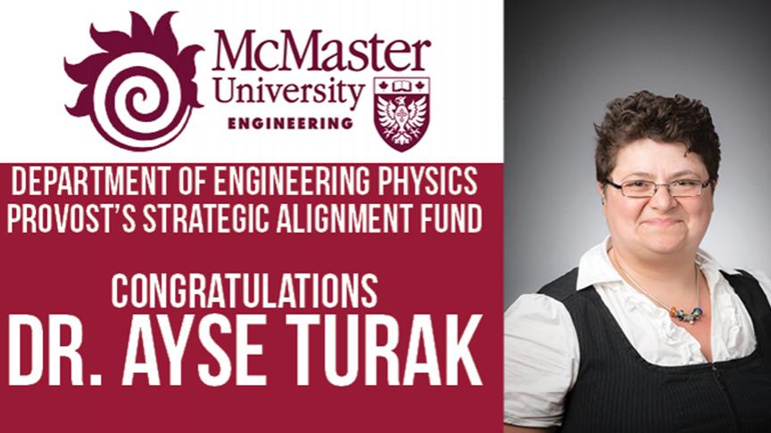 Ayse Turak, Provost’s Strategic Alignment Fund