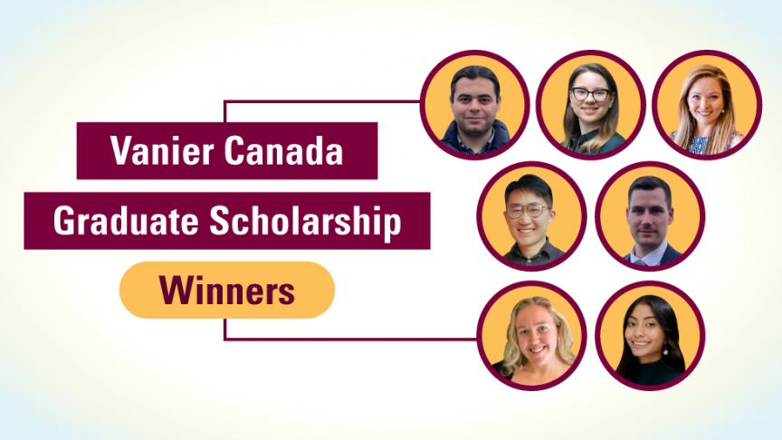 Vanier Scholars recognized for research excellence and potential