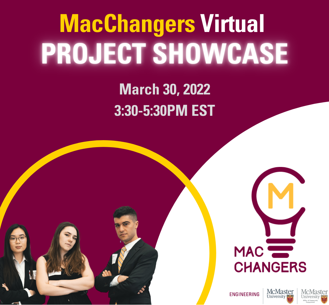 Poster for the MacChangers 2022 Project Showcase